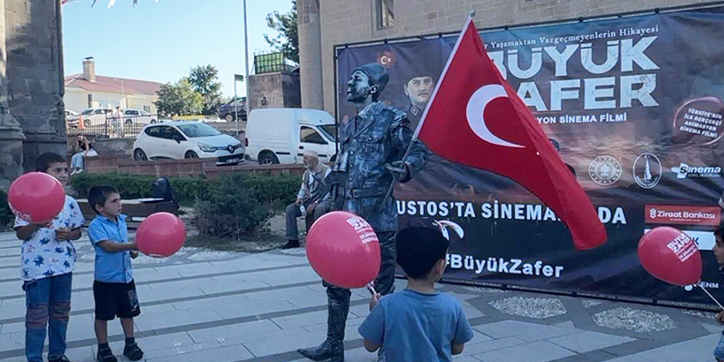 Büyük Zafer Animasyon Filmi Tanıtımı İçin Erzurum’daydı