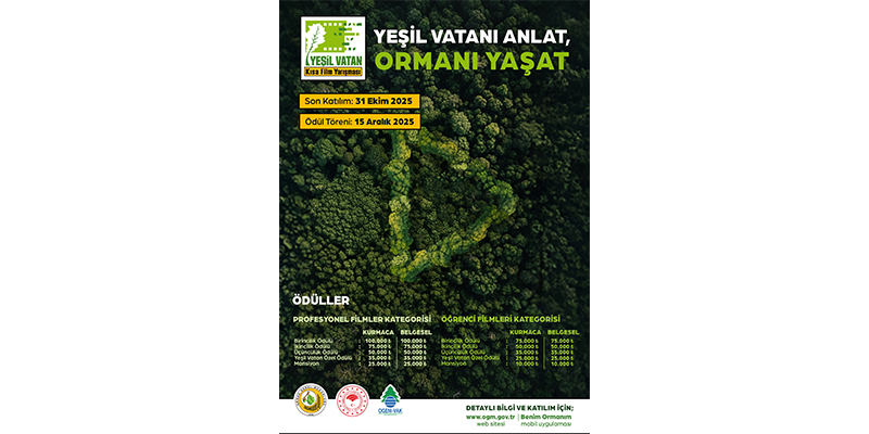 “Yeşil Vatan Kısa Film Yarışması” Başvuruları Başladı