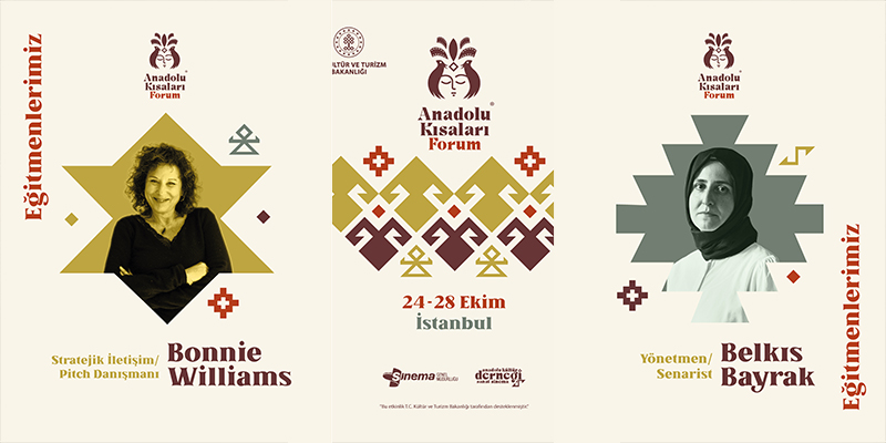 Anadolu Kısaları Forum’da eğitmenler “Bonnie Williams” ve “Belkıs Bayrak”