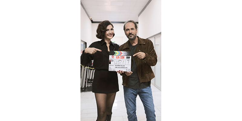 Bergüzar Korel ve Timuçin Esen’den Setten İlk Kare