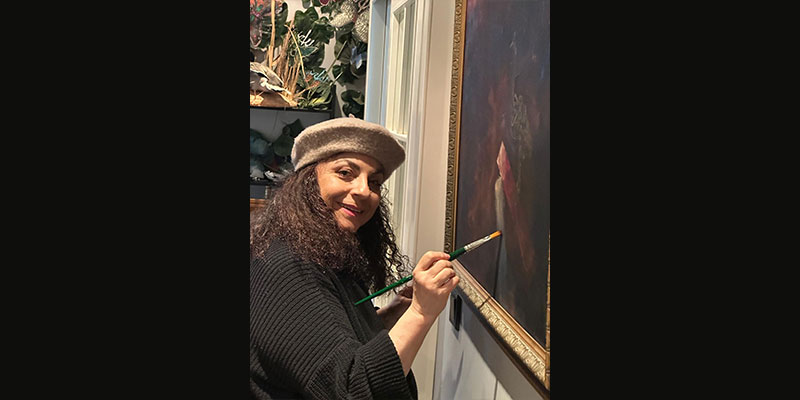 Ressam Selda İnci, IAAF İstanbul Sanat Fuarı’nda sanat severlerle buluşuyor.