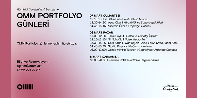 Odunpazarı Modern Müze’de Portfolyo Günleri Başlıyor