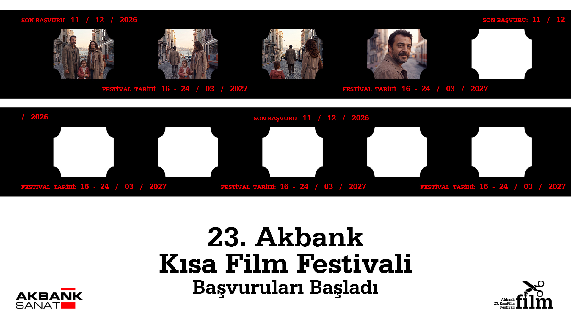 Akbank Kısa Film Festivali Başvuruları Başladı