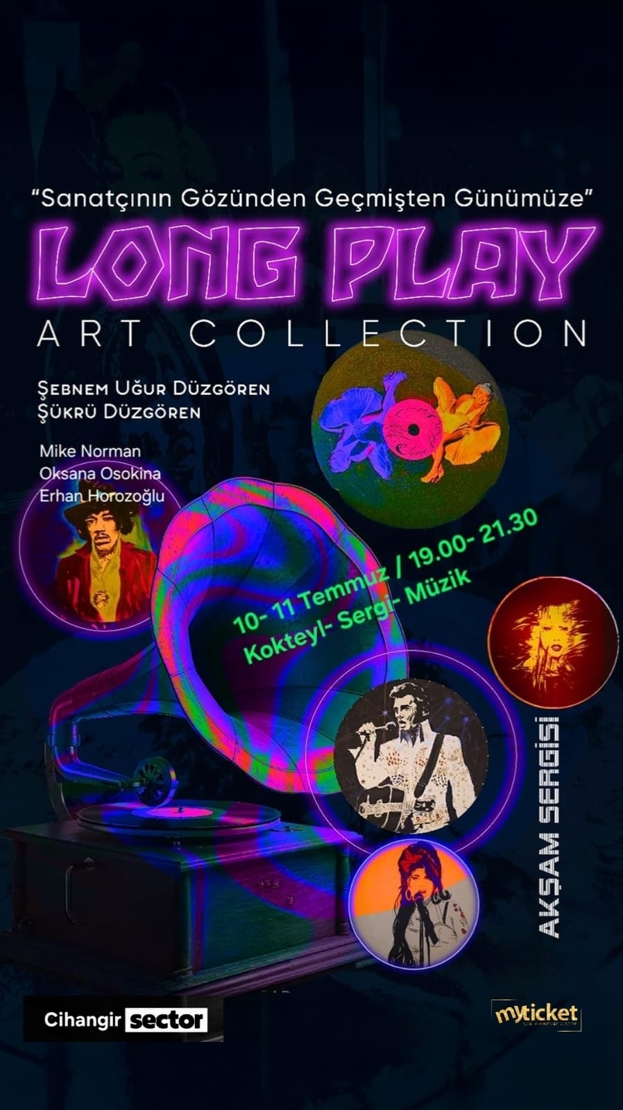 Sanatçının Gözünden Geçmişten Günümüze Long Play Art Collection