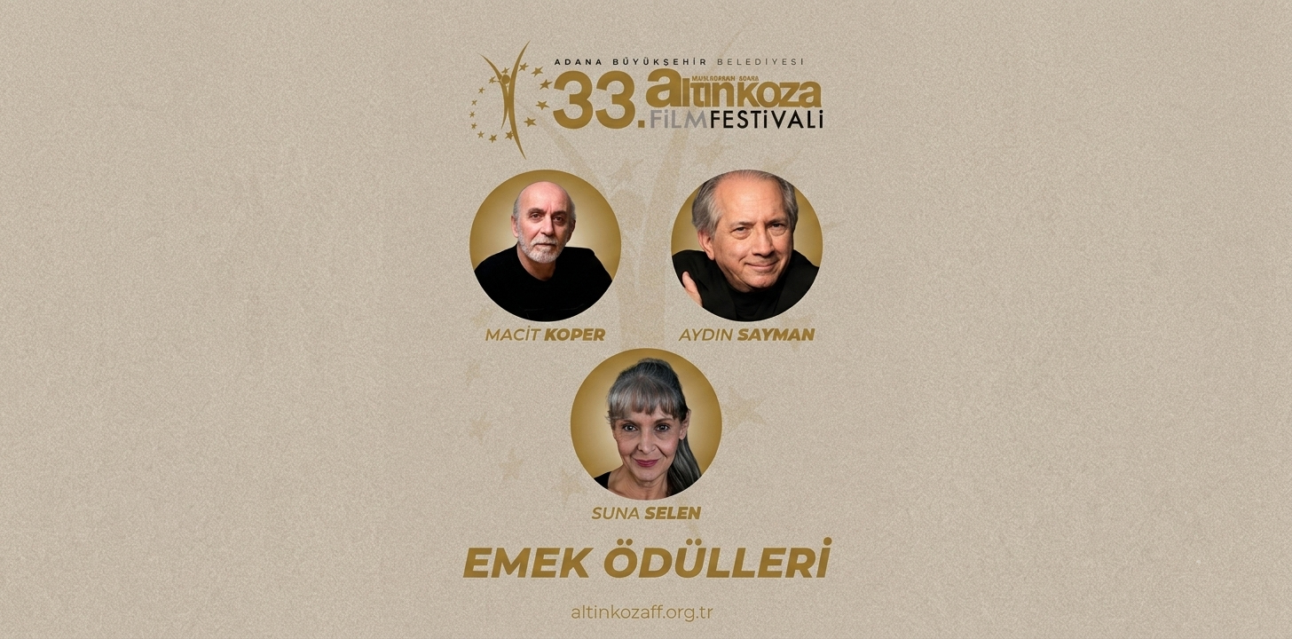 Adana Altın Koza’dan Suna Selen, Macit Koper ve Aydın Sayman’a Emek Ödülü