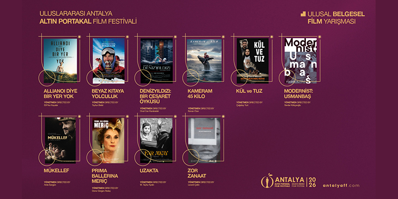 Altın Portakal’da Ulusal Belgesel Film Kategorisinde Yarışacak Filmler Açıklandı