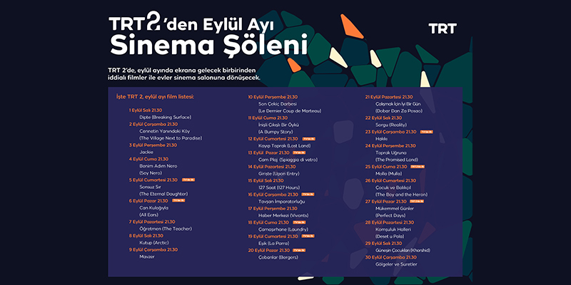 Eylül’de TRT 2